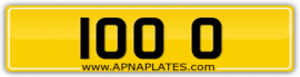 000O number plate dvla auction